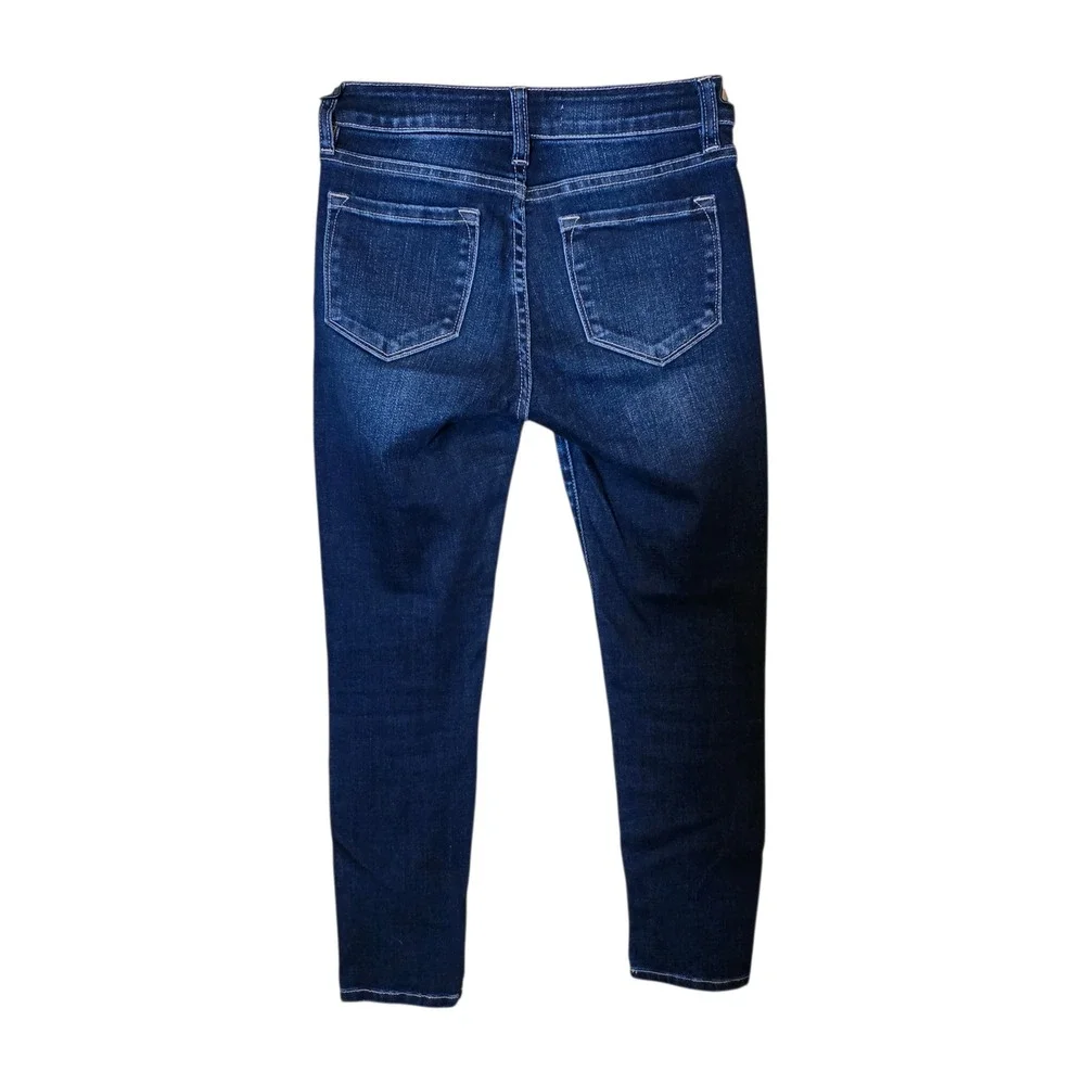KanCan Signature Girls Mid-Rise Slim Fit Ankle Skinny Distressed‎ Jeans Size 12